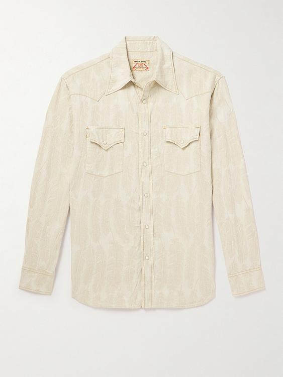 White denim shirt from Kapital