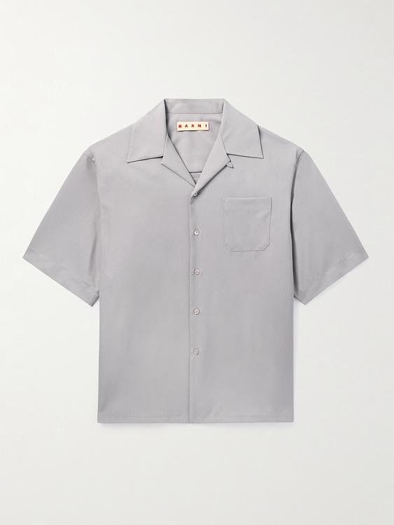 Grey short sleeve shirt from Marni