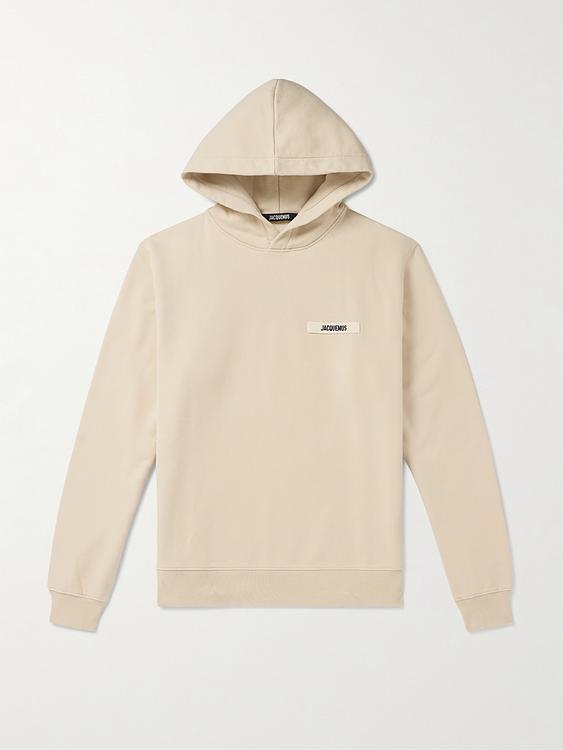 Beige hooded sweatshirt from Jacquemus