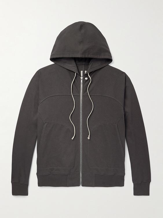 Dark brown hooded sweatshirt from Rick Owens