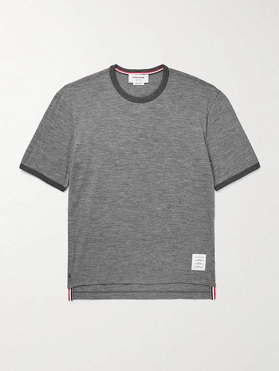 Grey t-shirt from Thom Browne