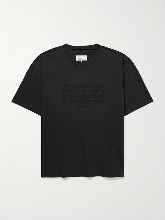 Print black t-shirt from Maison Margiela