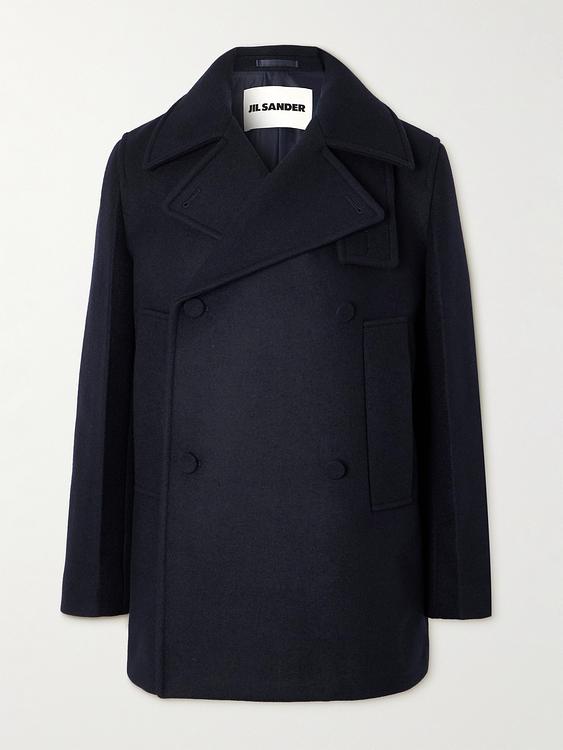 Black coat from Jil Sander