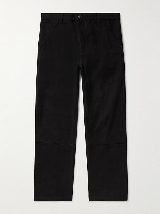 Black casual trousers from Moncler