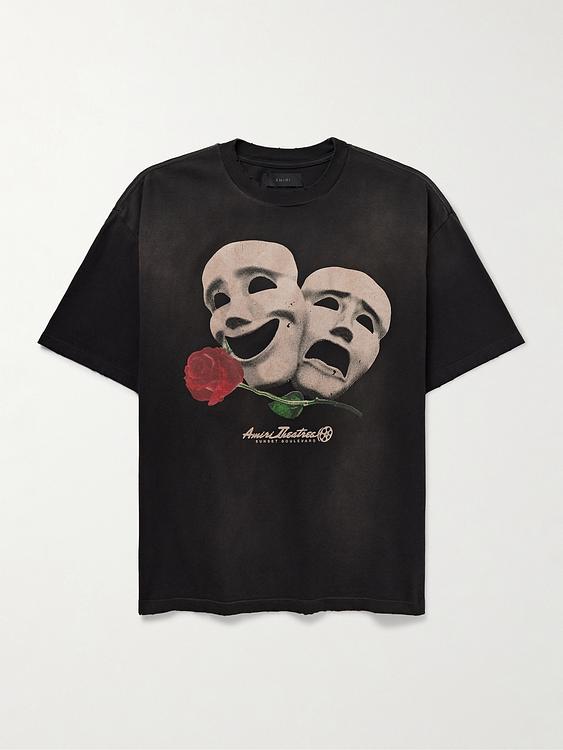 Print black t-shirt from Amiri