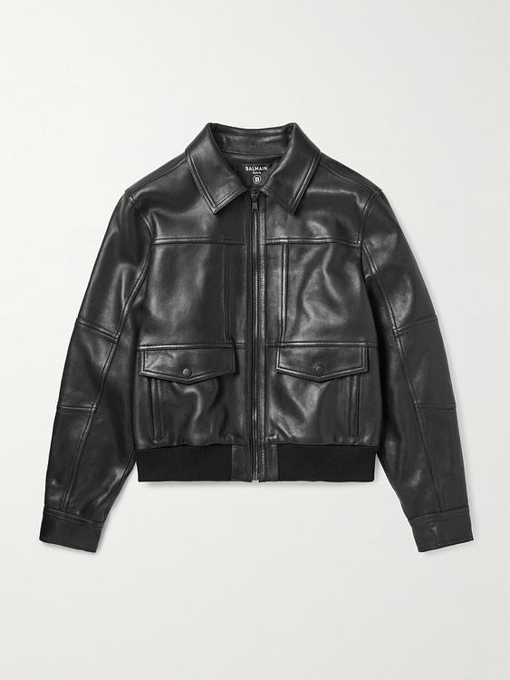 Dark grey casual jacket from Balmain