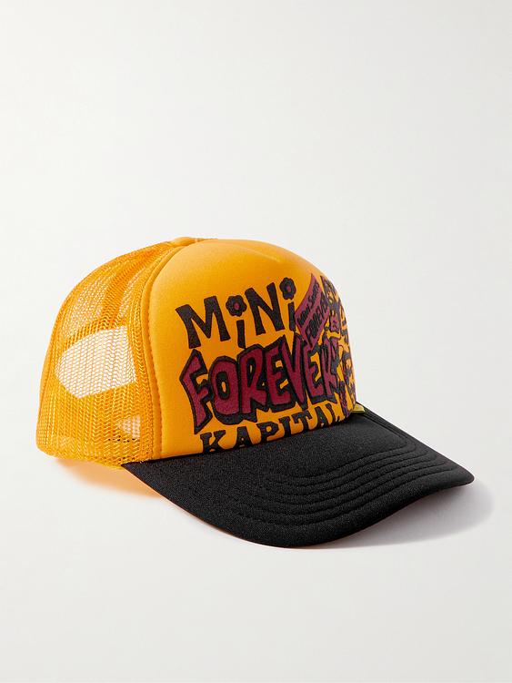 Print multicolor cap from Kapital
