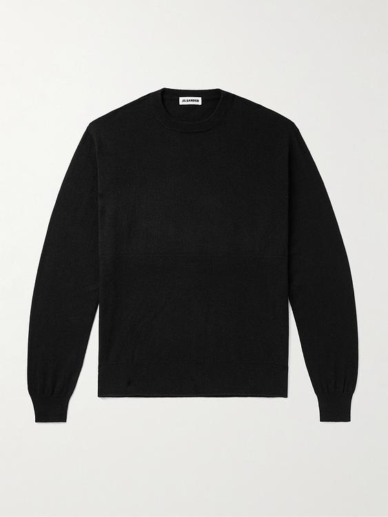 Black sweatshirt from Jil Sander