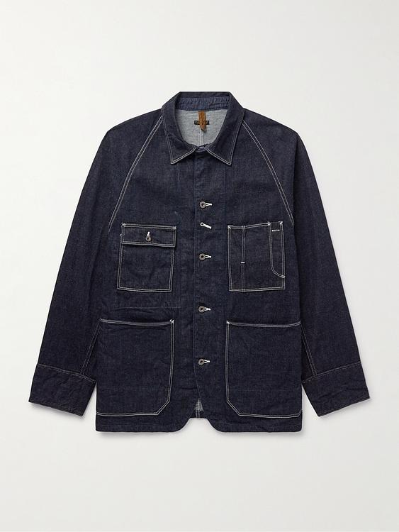 Black denim jacket from Kapital