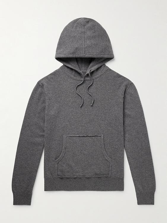 Grey hooded sweatshirt from Maison Margiela