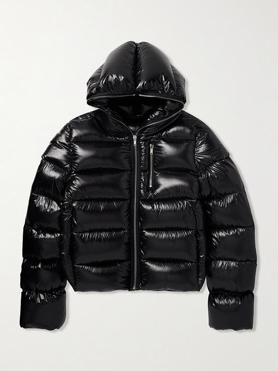 Black down jacket from Rick Owens
