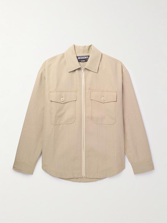 Beige casual jacket from Jacquemus