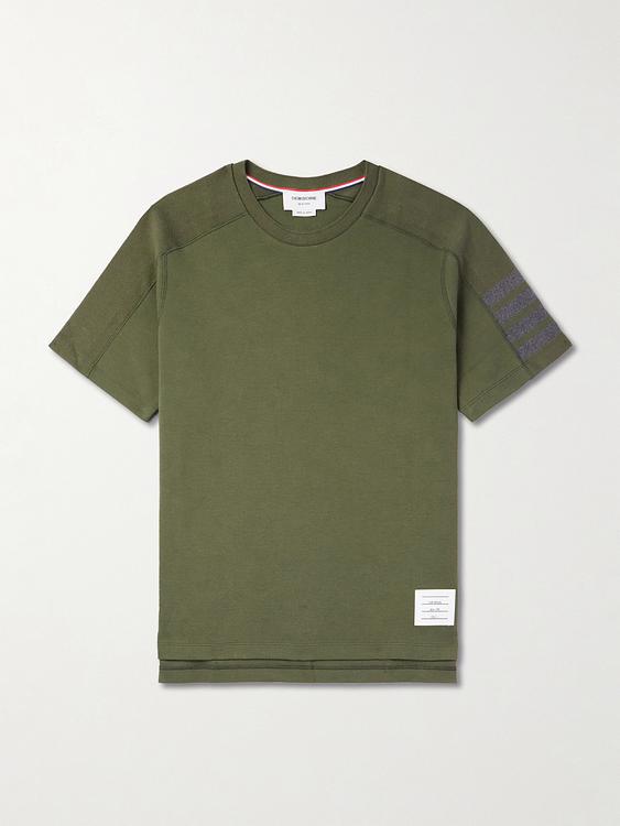 Green t-shirt from Thom Browne