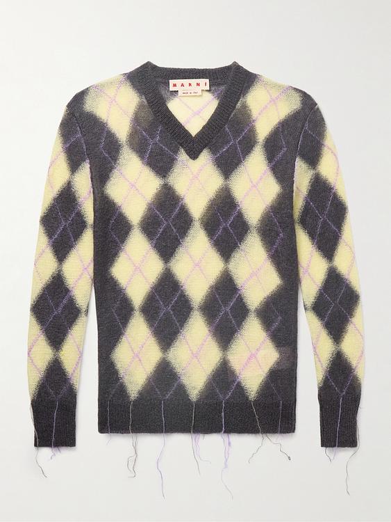 Dark brown sweater from Marni