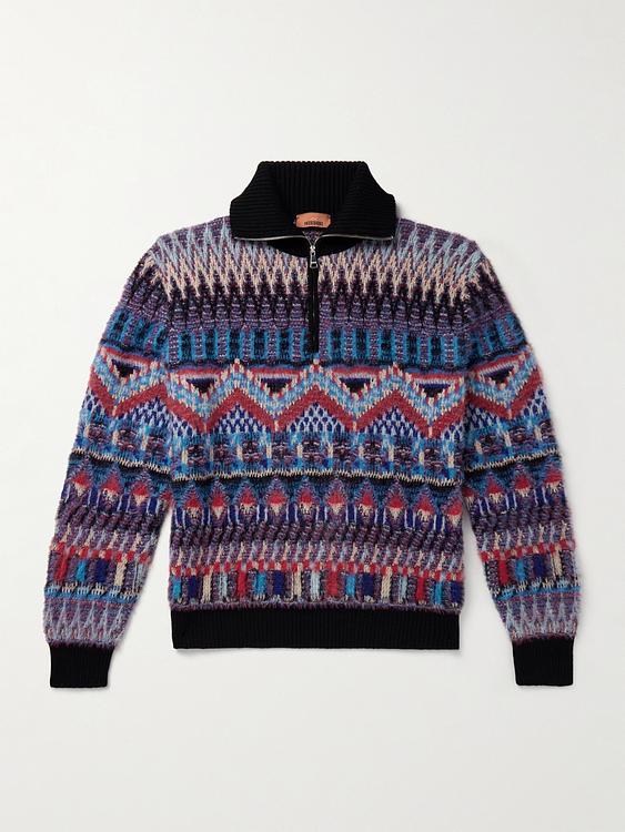 Multicolor half-zip from Missoni