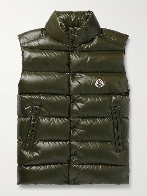 Dark green vest from Moncler