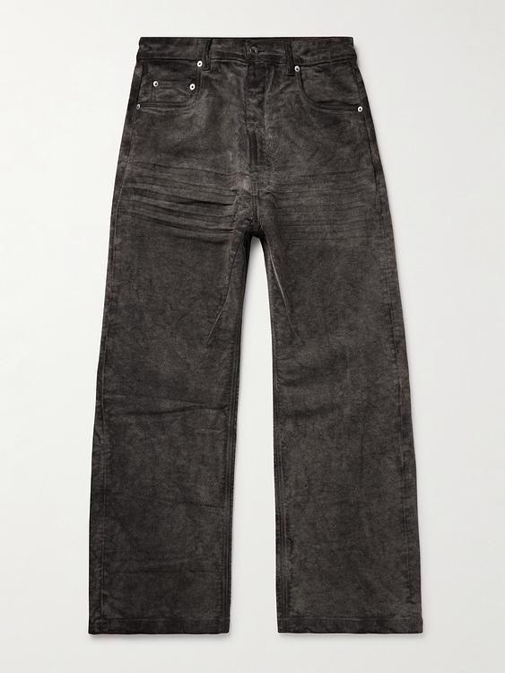 Dark grey wide-leg jeans from Drkshdw By Rick Owens