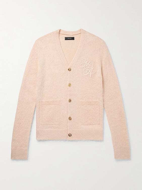 Beige cardigan from Amiri