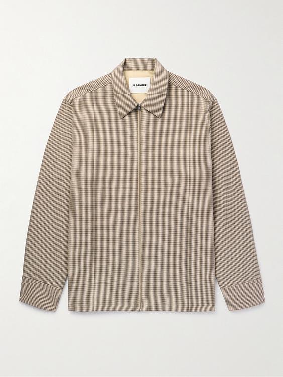 Beige overshirt from Jil Sander