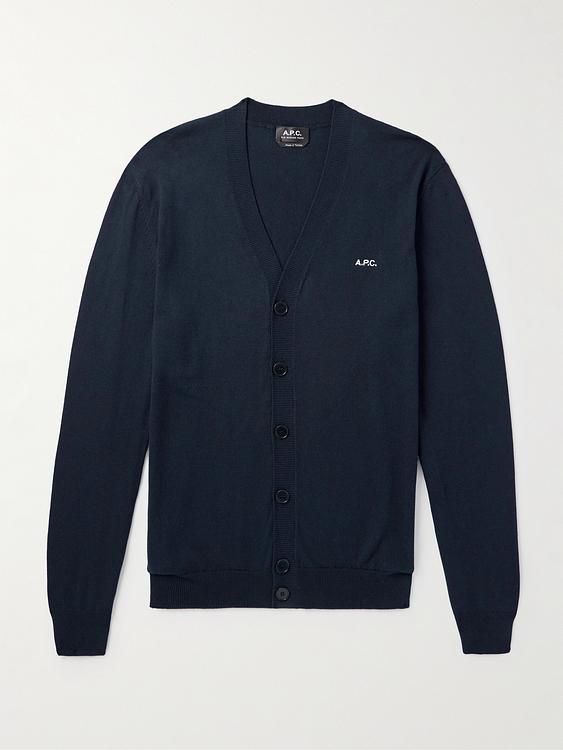 Black cardigan from A.P.C