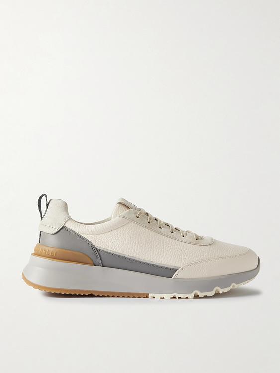Beige sneakers from Brunello Cucinelli