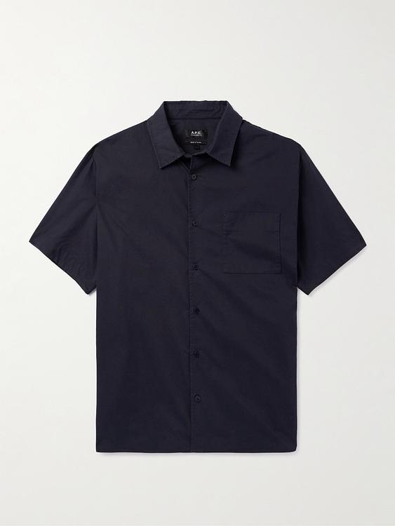 Black short sleeve polo shirt from A.P.C