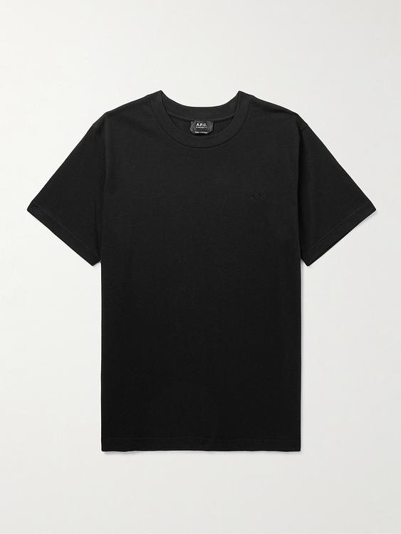 Black t-shirt from A.P.C