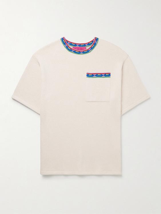 Print white t-shirt from The Elder Statesman