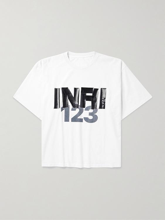 Print white t-shirt from Rrr123