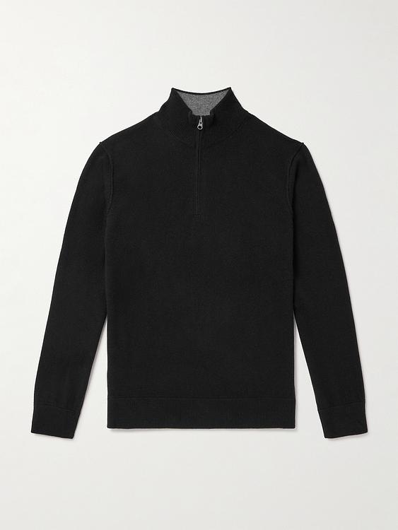 Black half-zip from Hartford