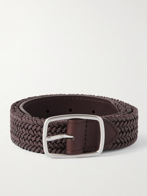 Dark brown belt from Loro Piana