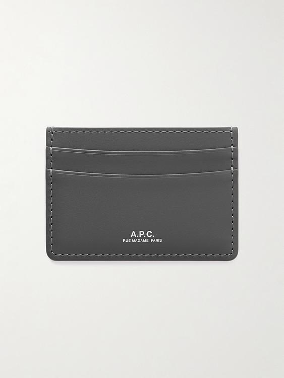 Dark grey wallet from A.P.C