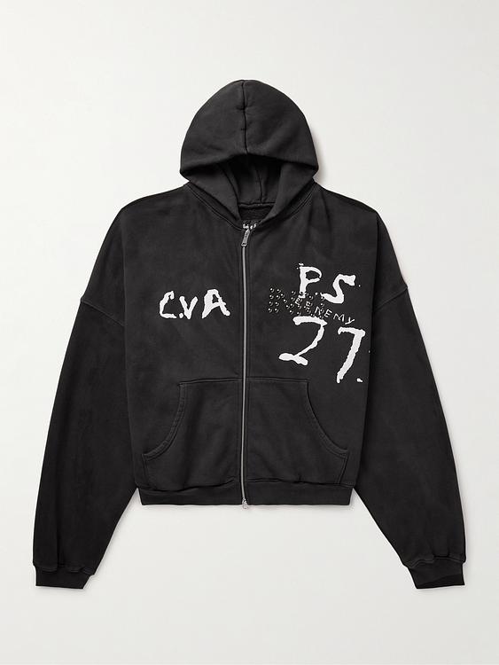 Print black casual jacket from Rrr123