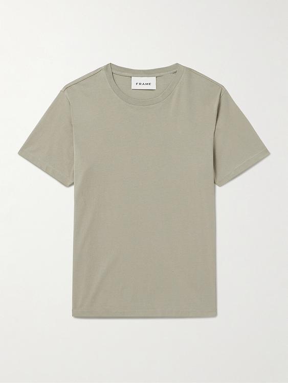Taupe t-shirt from Frame