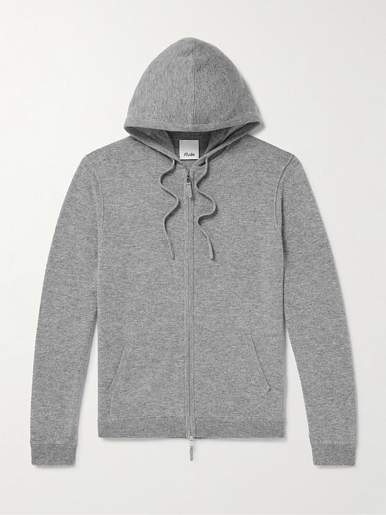 Grey hooded sweatshirt from Allude