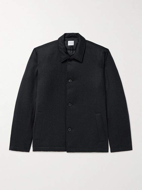 Black casual jacket from Sunspel