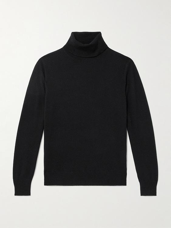 Black turtleneck from Allude