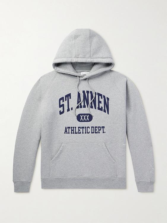 Print grey hooded sweatshirt from Pop Trading Company