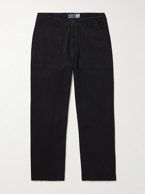 Black chinos from Blue Blue Japan