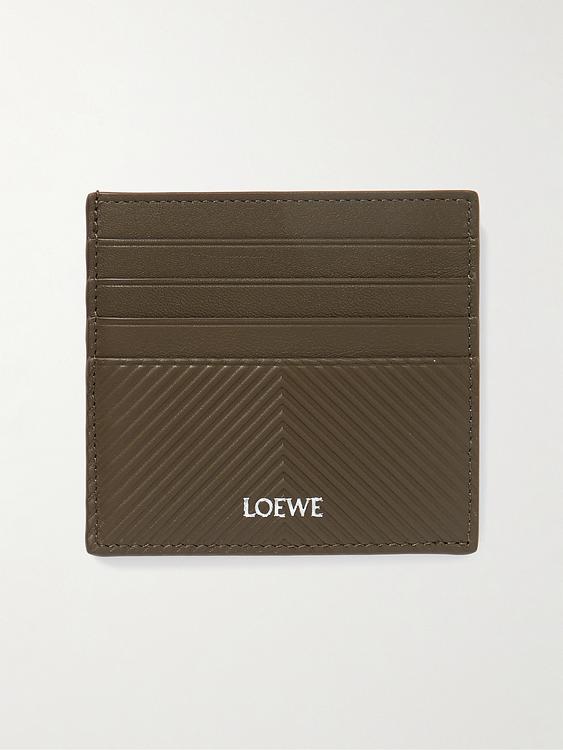 Dark green wallet from Loewe