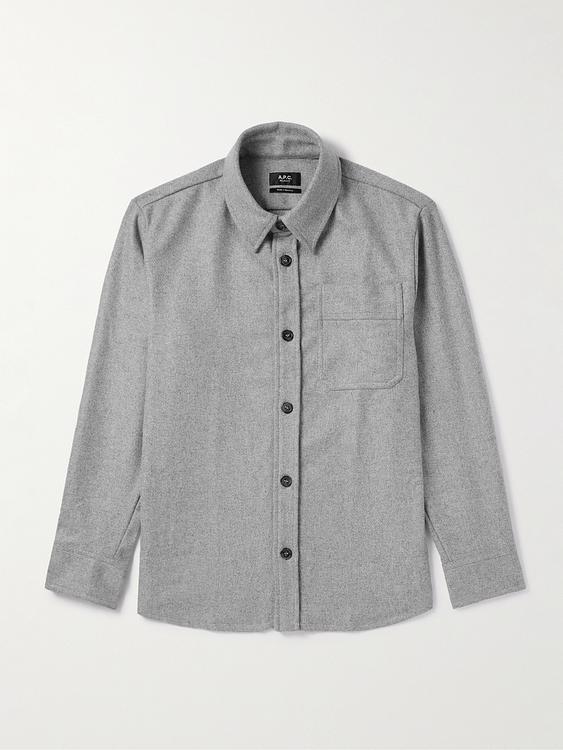 Grey overshirt from A.P.C