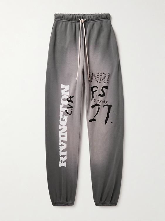 Print grey sweatpants from Rrr123