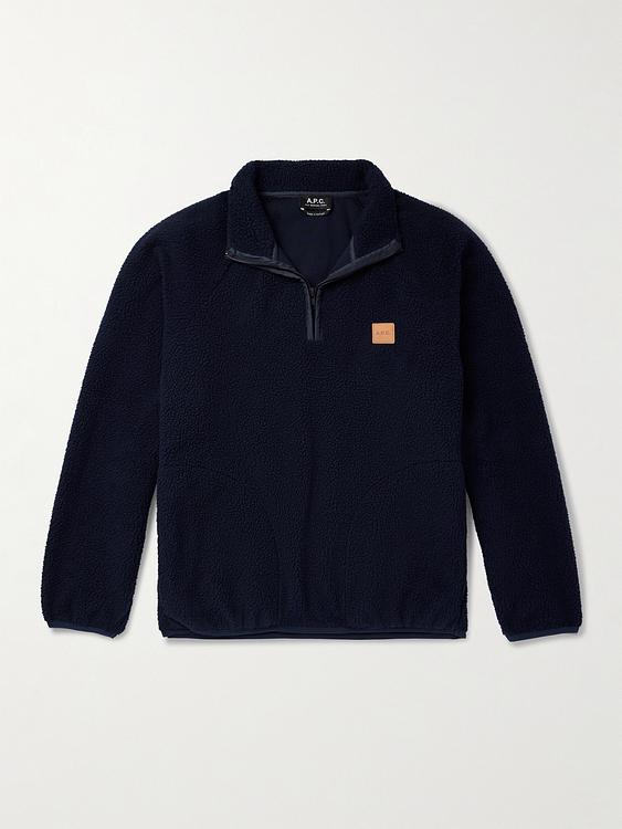 Black half-zip from A.P.C