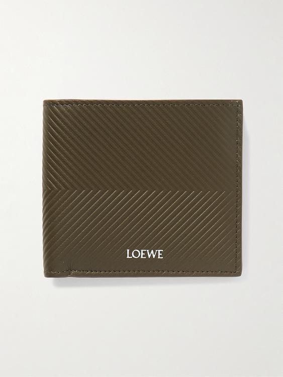 Dark green wallet from Loewe