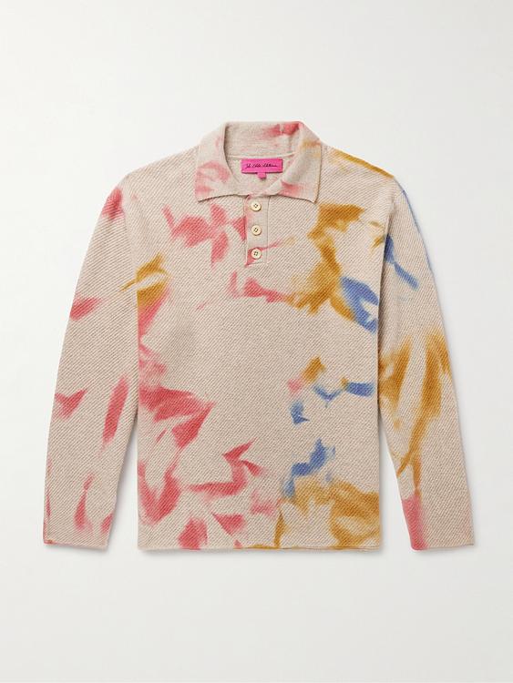 Beige casual shirt from The Elder Statesman