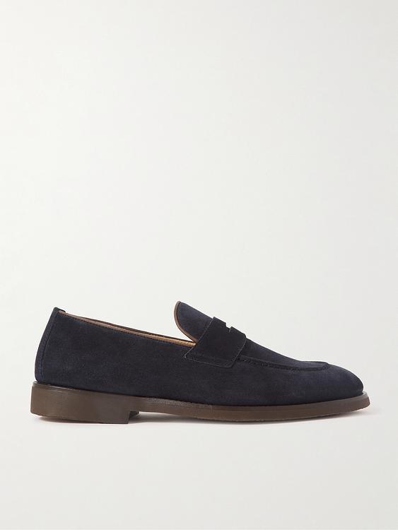 Black loafers from Brunello Cucinelli
