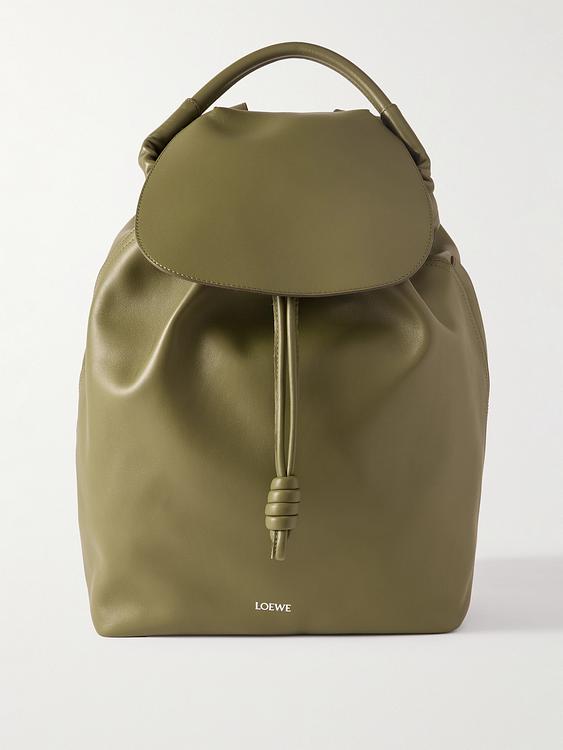 Taupe backpack from Loewe