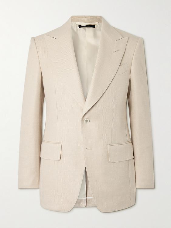 Beige blazer from Tom Ford