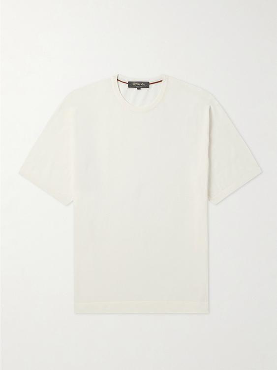 White t-shirt from Loro Piana