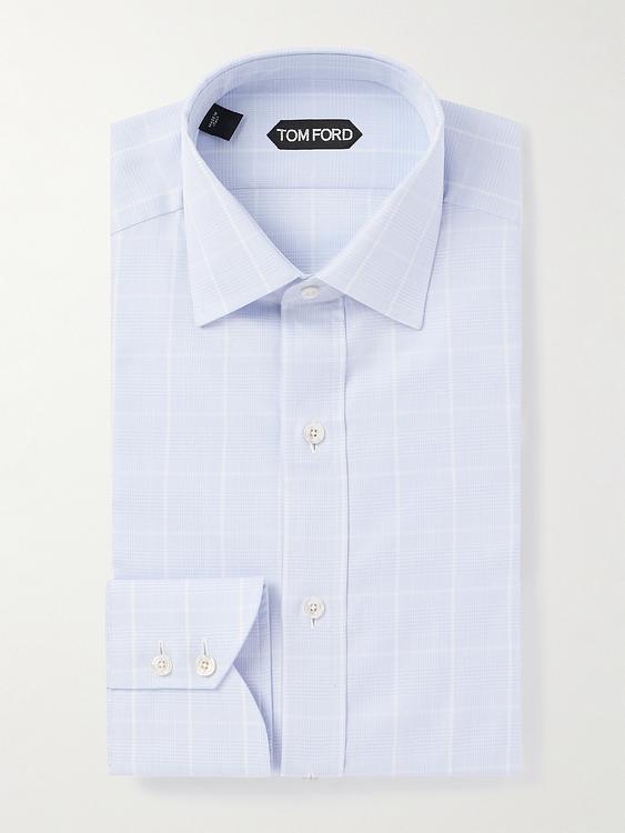 Light blue business shirt from Tom Ford
